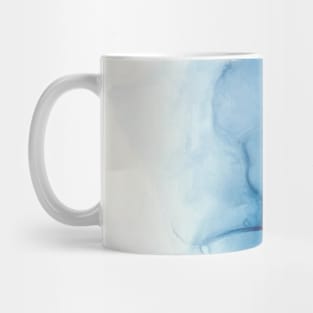 Blue Tides - Alcohol Ink Painting Mug